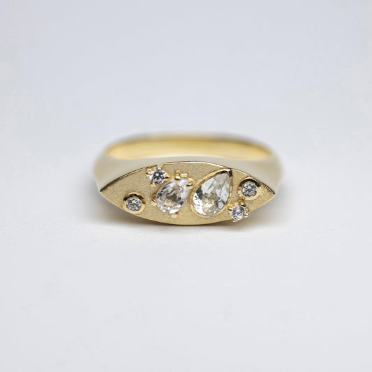 Banksia pure diamond - Yellow gold