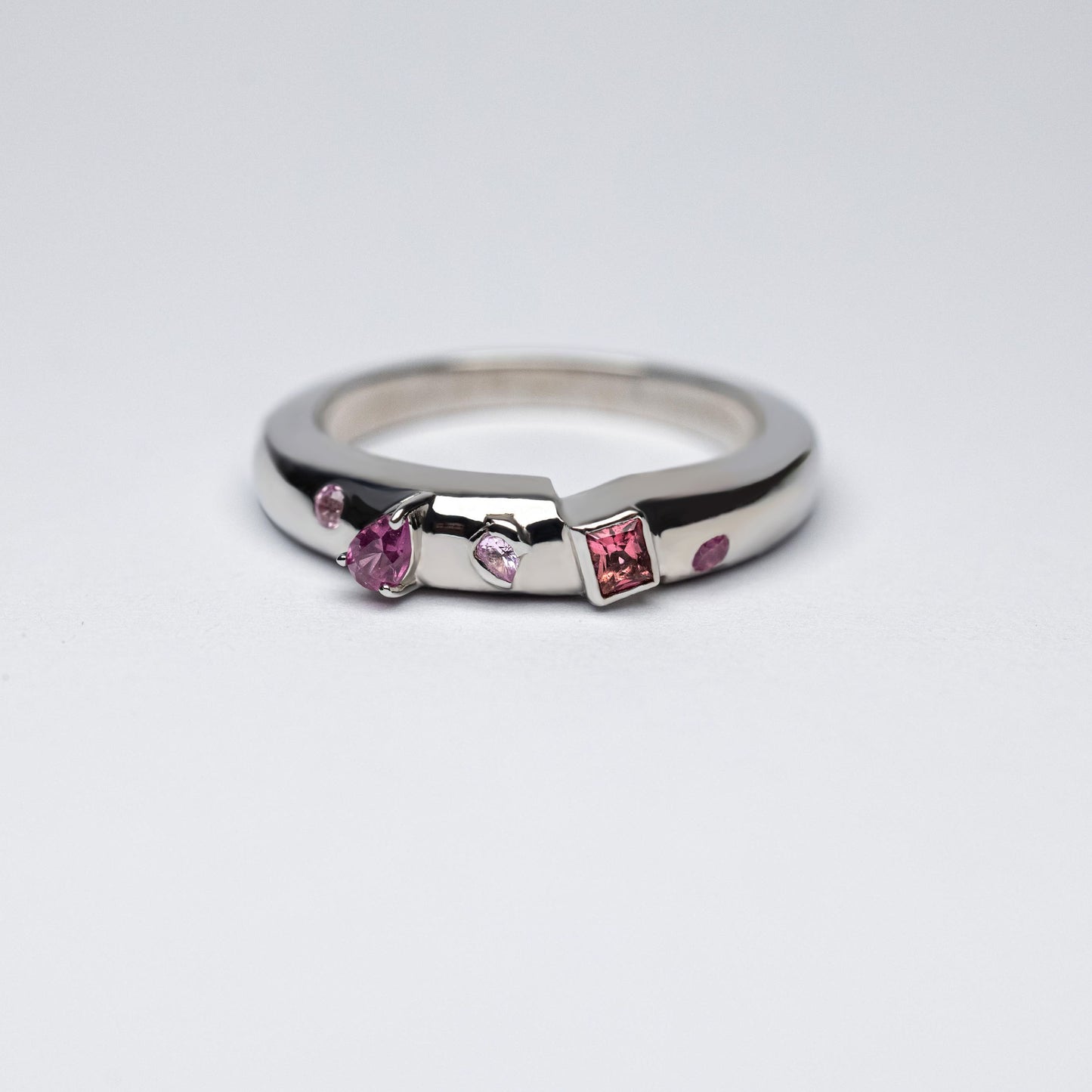 Slim chunk pink dream - White gold